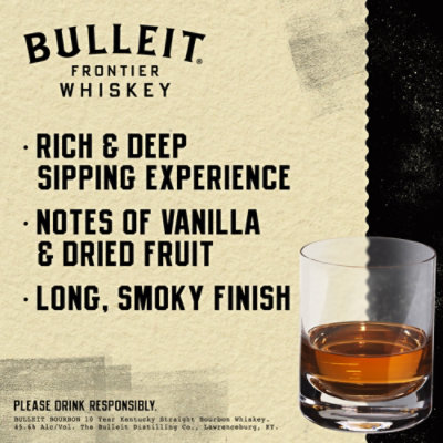 Bulleit Bourbon 10 Year Old Whiskey - 750 Ml - Image 3