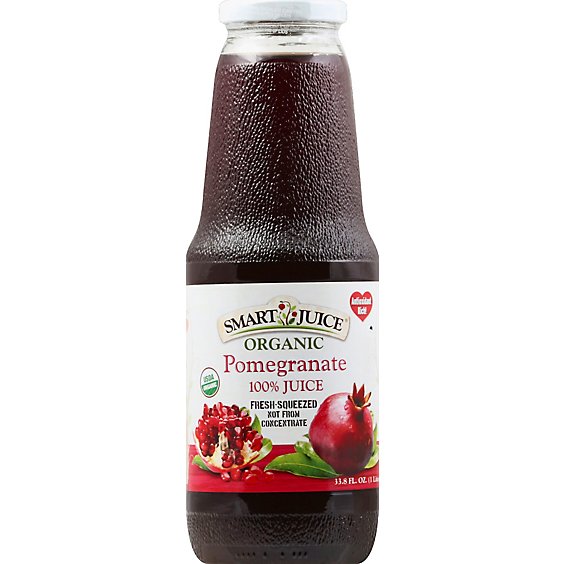 Smart Juice Organic Pomegranate - 33.8 Fl. Oz.