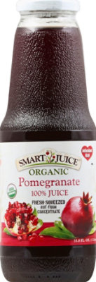 Smart Juice Organic Pomegranate - 33.8 Fl. Oz.