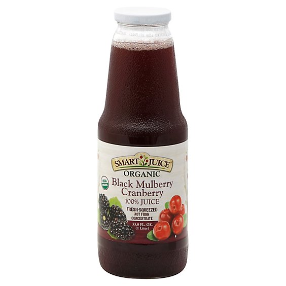 Smart Black Mulberry Cranberry 100% Juice - 33.8 Fl. Oz.