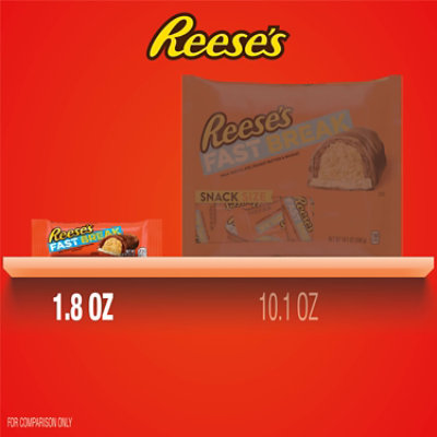 Reeses Fast Break Chocolate Peanut Butter And Nougat Candy Bar - 1.8 Oz - Image 5