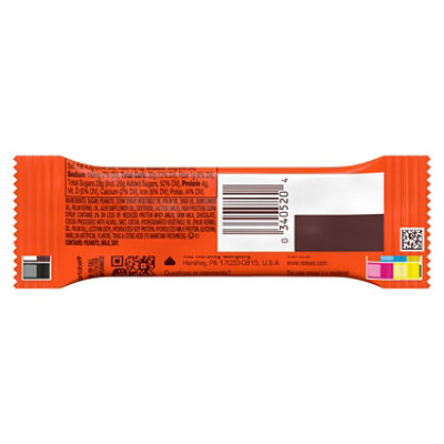 Reeses Fast Break Chocolate Peanut Butter And Nougat Candy Bar - 1.8 Oz - Image 2