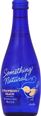 Something Natural Sparkling Water Strawberry Peach - 11 Fl. Oz. - Image 2