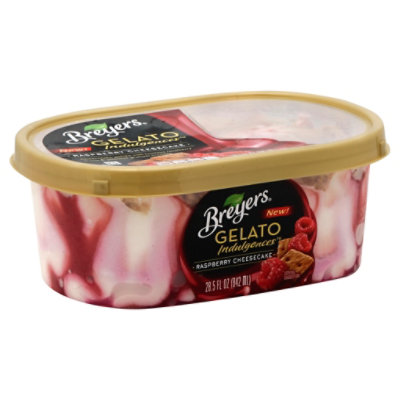 Breyers Gelato Indulgences Raspberry Cheesecake 28.5 Oz Albertsons