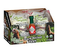 Wilcox Family Farms Organic Eggs Hard Boiled - 4-2 Package