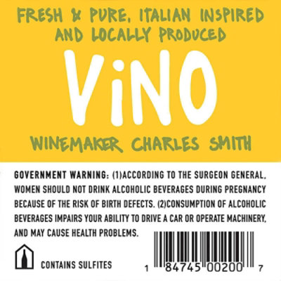 Charles Smith Vino Pinot Grigio Wine - 750 Ml - Image 3
