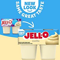 Jell-O Vanilla Sugar Free Ready to Eat Pudding Cups Snack Cups - 4 Count - Image 5