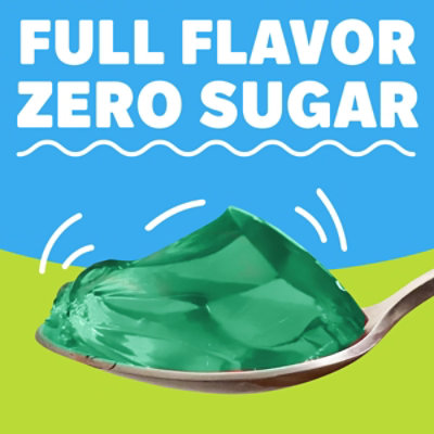 Jell-O Lemon-Lime Artificially Flavored Zero Sugar Ready-to-Eat Gelatin Snack - 4 Count - Image 4