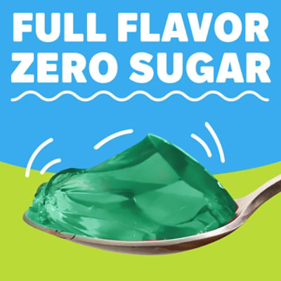 Jell-O Lemon-Lime Artificially Flavored Zero Sugar Ready-to-Eat Gelatin Snack - 4 Count - Image 4
