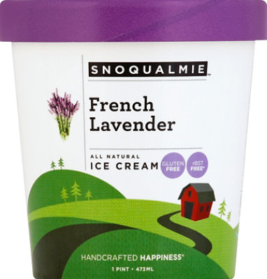 Snoqualmie French Lavender Ice Cream - 1 Pint - Image 2