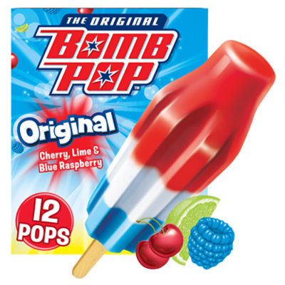 Bomb Pop Frozen Pops Original - 12-1.75 Fl. Oz. - Pavilions