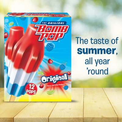 Bomb Pop Original Ice Pop - 12 Count - Image 3