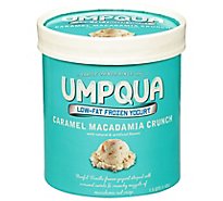 Umpqua Caramel Macadamia Frozen Yogurt Crunch - 1.75 Quart