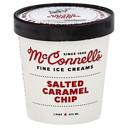 McConnells Ice Cream Holy Cow Salted Caramel Chip - 1 Pint - Image 3