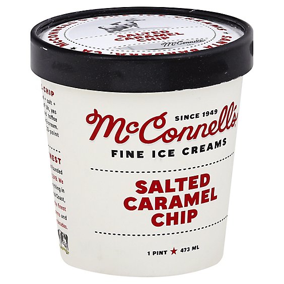 McConnells Ice Cream Holy Cow Salted Caramel Chip - 1 Pint