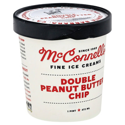 McConnells Ice Cream Double Peanut Butter Chip - 1 Pint