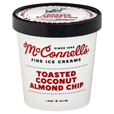 McConnells Ice Cream Toasted Coconut Almond - 1 Pint