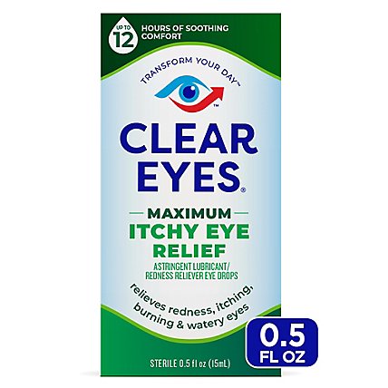 Clear Eyes Max Relief Drops - .5 Fl. Oz. - Image 1