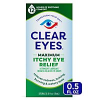 Clear Eyes Max Relief Drops - .5 Fl. Oz. - Image 1