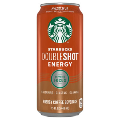 Starbucks Doubleshot Coffee Drink Fortified Energy Hazelnut - 15 Fl. Oz. - Image 2