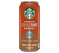 Starbucks Doubleshot Coffee Drink Fortified Energy Hazelnut - 15 Fl. Oz.