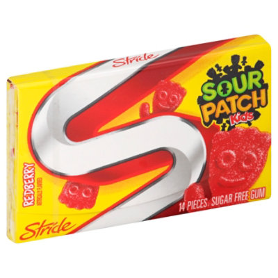 Stride Gum Sugar Free Sour Patch Kids Redberry - 14 Count - Image 1