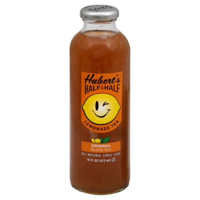 Huberts Half & Half Lemonade Tea Original Black Tea - 16 Fl. Oz.