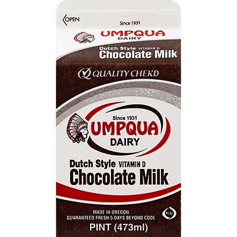 Umpqua Milk Chocolate Milk Whole Dutch Style - Pint