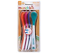 Munchkin Safety Spoons White Hot 3+ Months - 4 Package