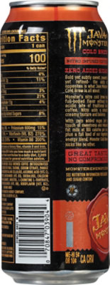 Monster Energy Java Nitro Cold Brew Latte Energy + Coffee - 13.5 Fl. Oz. - Image 6