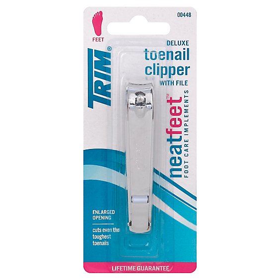 Trim Deluxe Toenail Clipper With File - Each