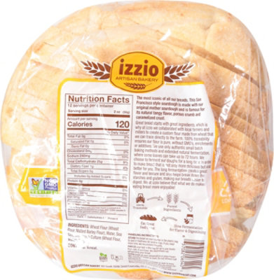Izzio San Francisco Style Sourdough Bread - 24 Oz - Image 6