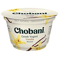 Chobani Yogurt Greek Non-Fat Blended Vanilla - 5.3 Oz - Image 1