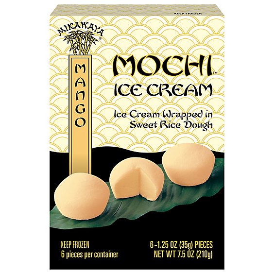 Mikawaya Mochi Mango All Natural Ice Cream - 12 Fl. Oz.