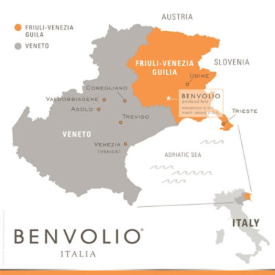 Benvolio Friuli Pinot Grigio White Wine - 750 Ml - Image 2