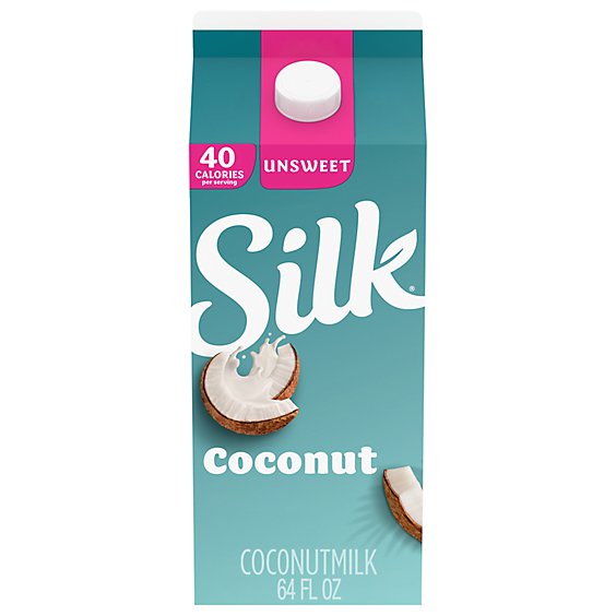 Silk Unsweetened Coconut Milk - 0.5 Gallon