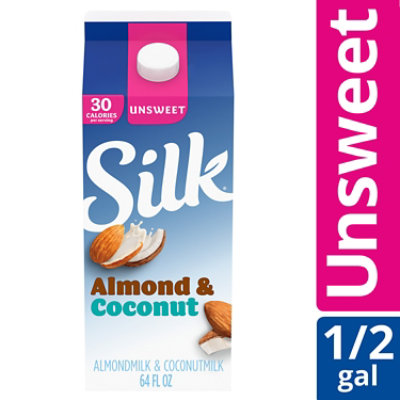 Silk Almond Coconut Blend Original Unsweetened - Half Gallon - Image 2