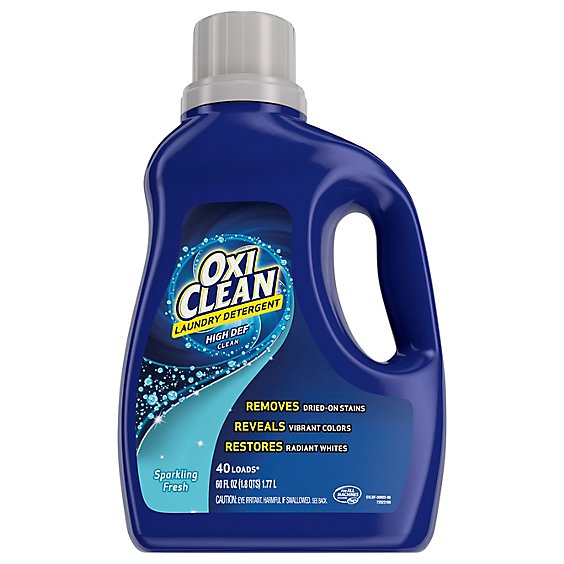 OxiClean High Def Sparkling Fresh Liquid Laundry Detergent - 60 Oz