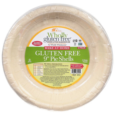 Wholly Wholesome Pie Shells Wholly Gluten Free 9 Inch 2 Count - 14.9 Oz