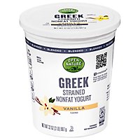 Open Nature Yogurt Greek Nonfat Strained Blended Vanilla - 32 Oz - Image 1