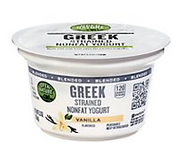 Open Nature Yogurt Greek Nonfat Strained Vanilla - 5.3 Oz
