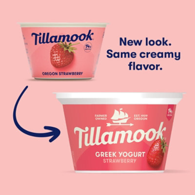 Tillamook Low Fat Oregon Strawberry Greek Yogurt - 5.3 Oz - Image 2