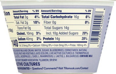 Tillamook Blueberry Greek Yogurt - 5.3 Oz - Image 8