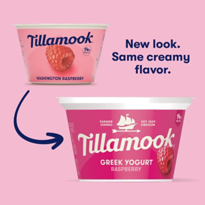 Tillamook Raspberry Greek Yogurt - 5.3 Oz - Image 2