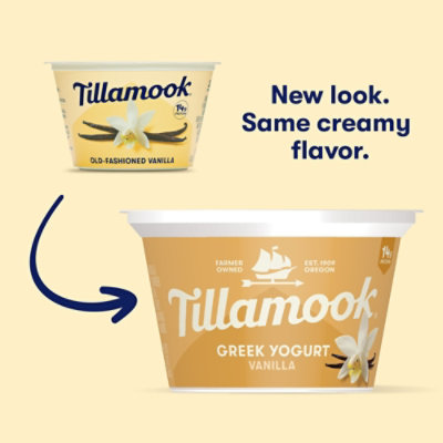 Tillamook Low Fat Old Fashioned Vanilla Greek Yogurt - 5.3 Oz - Image 2