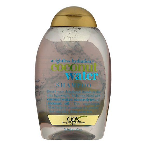 OGX Weightless Hydration Plus Coconut Water Shampoo  - 13 Fl. Oz.