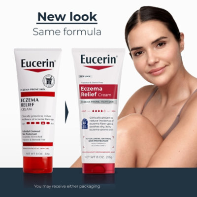 Eucerin Body Cream Eczema Relief - 8.0 Oz - Image 2