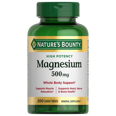 Natures Bounty 500 Mg Value Size Magnesium - 200 Count