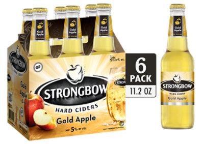 Strongbow Gold Apple Hard Cider Bottles - 6-11.2 Fl. Oz. - Image 3