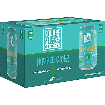 Square Mile Hopped Cider Cans - 6-12 Fl. Oz. - Image 1